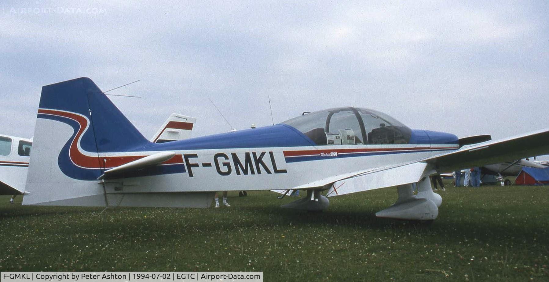 F-GMKL, Robin R-2160 Alpha Sport C/N 265, PFA Rally 1994