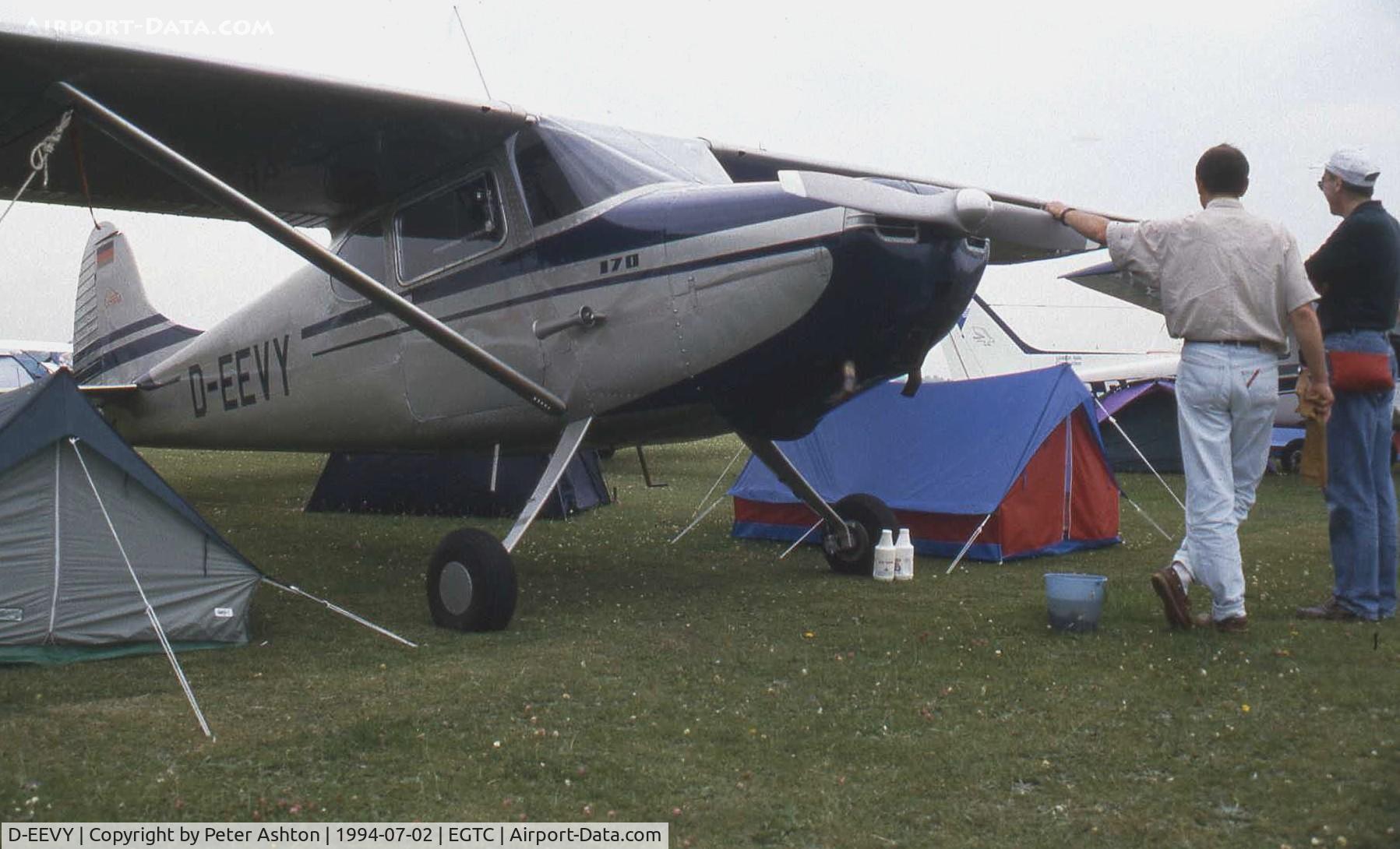 D-EEVY, 1950 Cessna 170A C/N 17019537, PFA Rally 1994