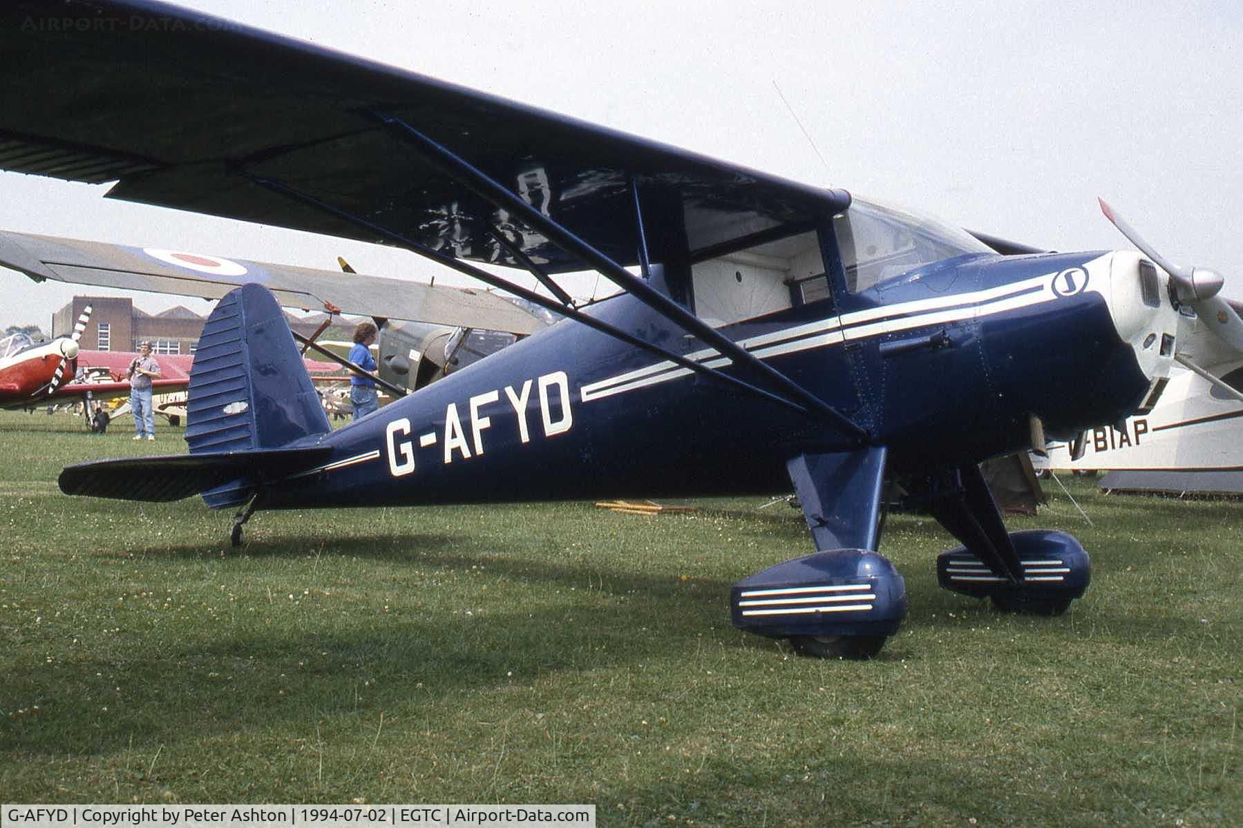 G-AFYD, 1939 Luscombe 8E Silvaire Silvaire C/N 1044, PFA Rally 1994