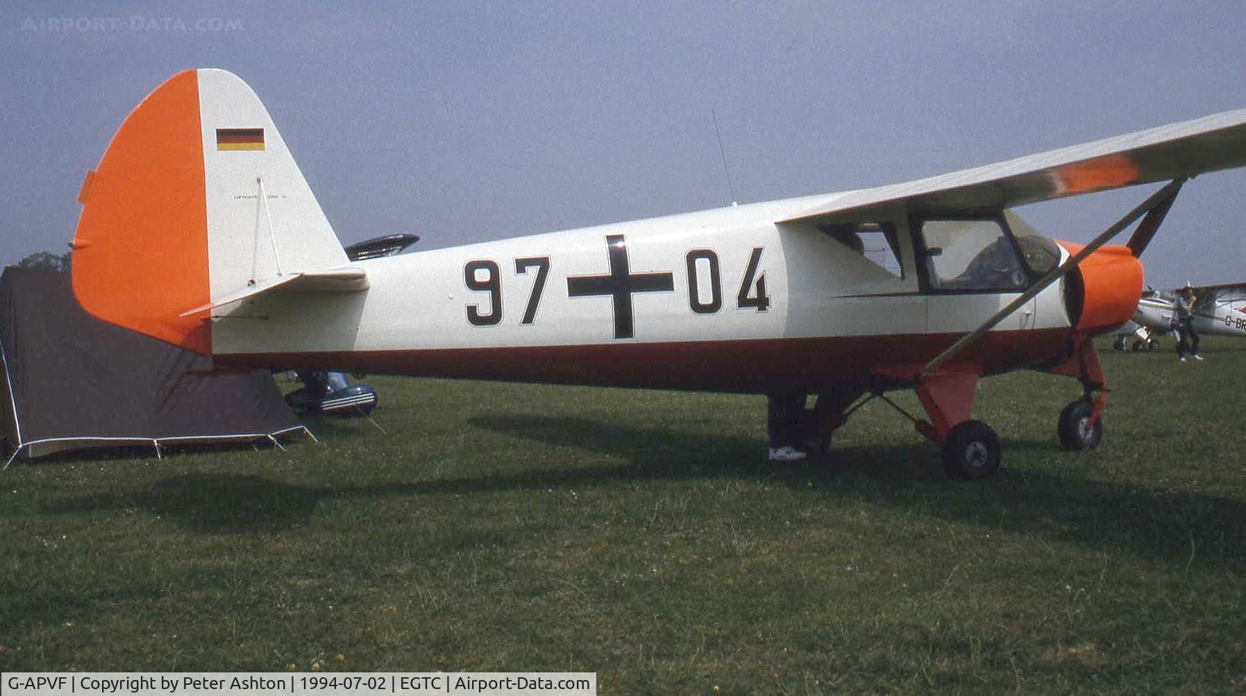 G-APVF, 1959 Putzer Elster B C/N 006, PFA Rally 1994