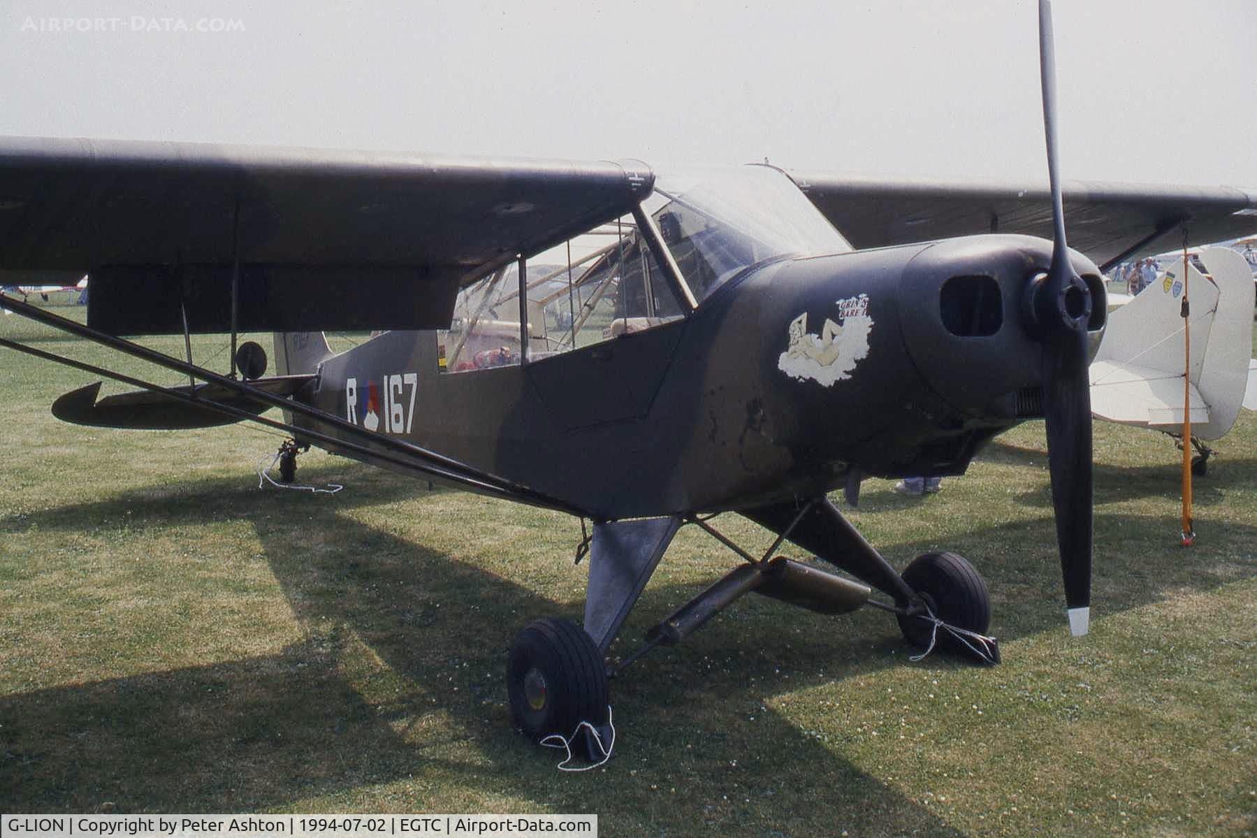 G-LION, 1954 Piper L-21B Super Cub (PA-18-135) C/N 18-3857, PFA Rally 1994