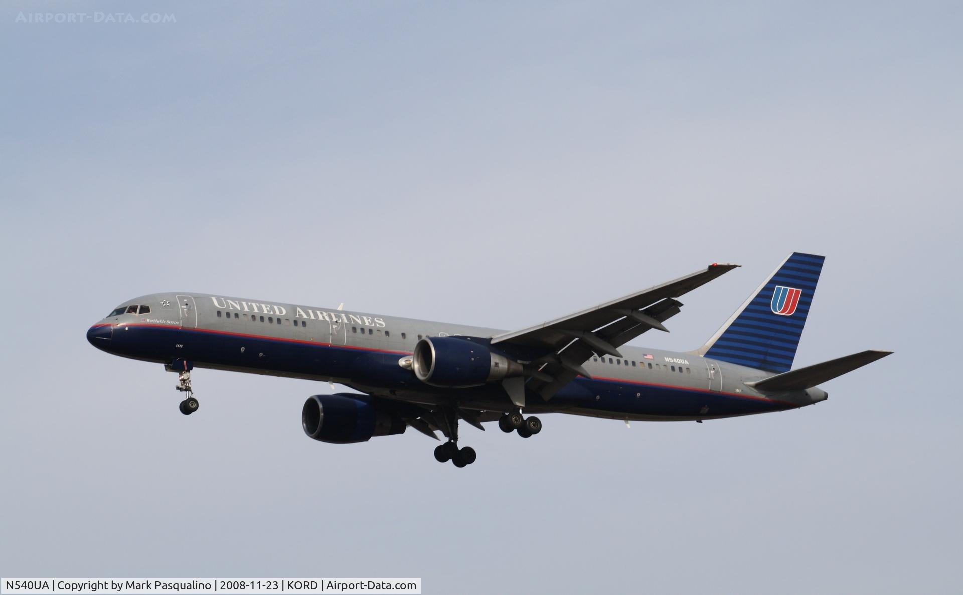 N540UA, 1991 Boeing 757-222 C/N 25252, Boeing 757-200