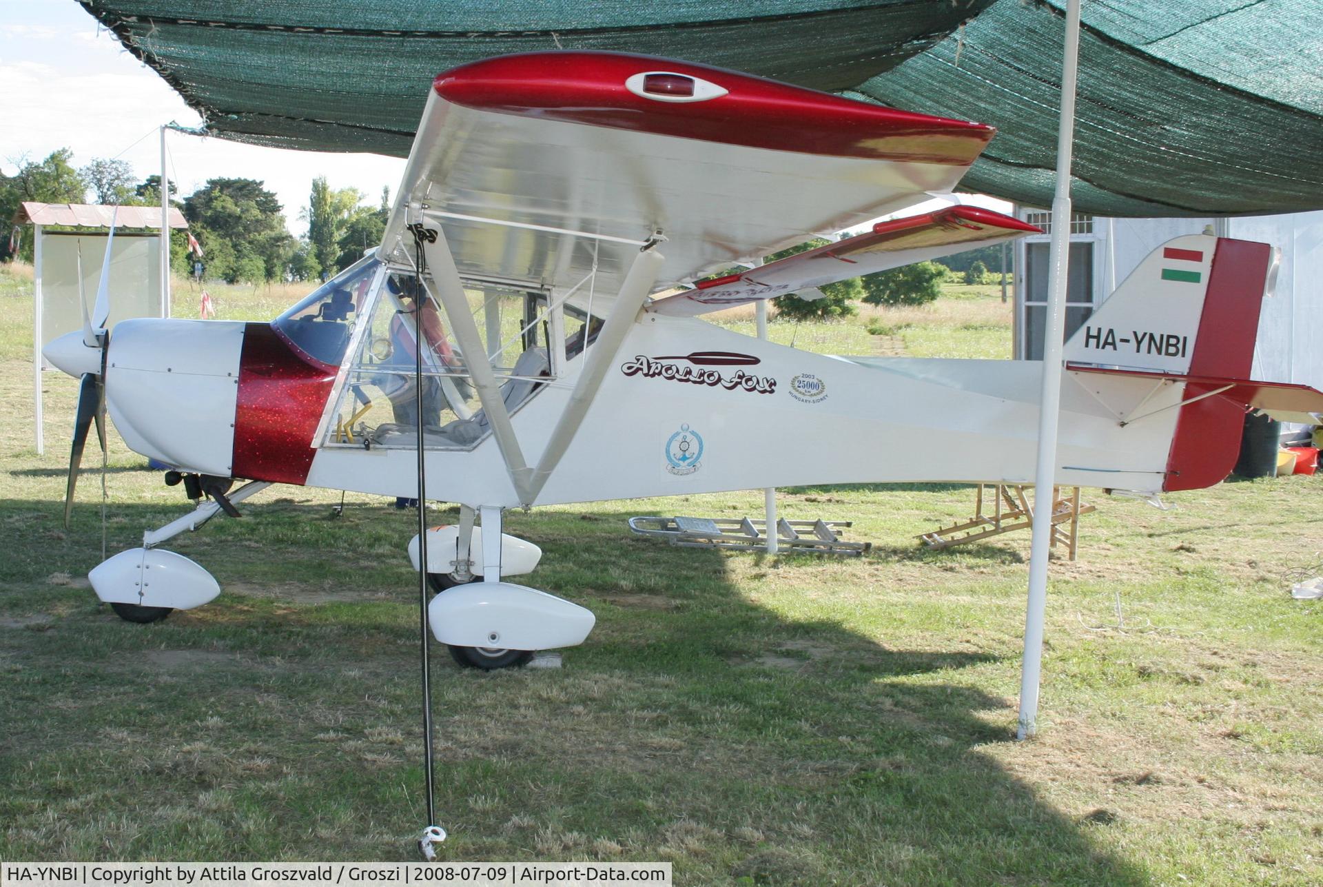HA-YNBI, 2003 Apollo Fox C/N 270103, Balatonederics, Off airport.