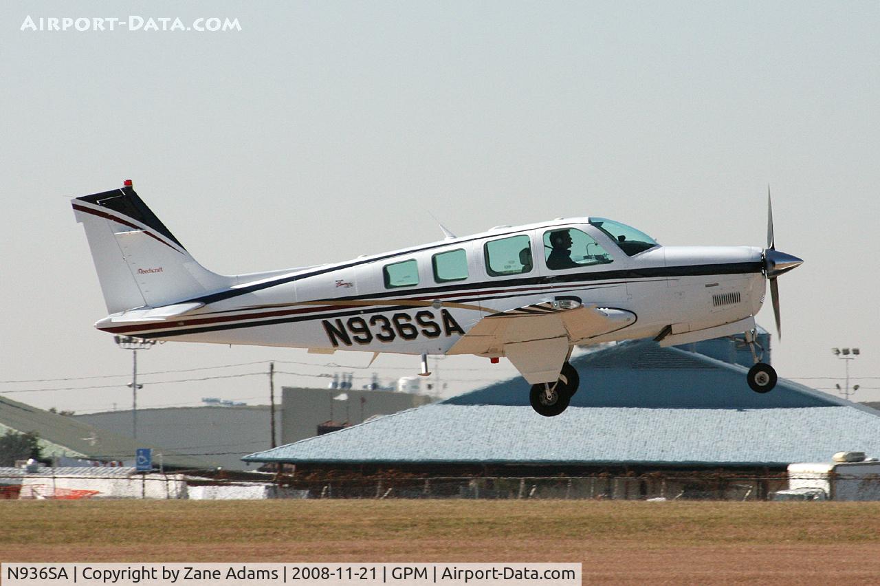 N936SA, 1999 Raytheon Aircraft Company A36 Bonanza C/N E-3277, At Grand Prairie Municipal - Beech Bonanza