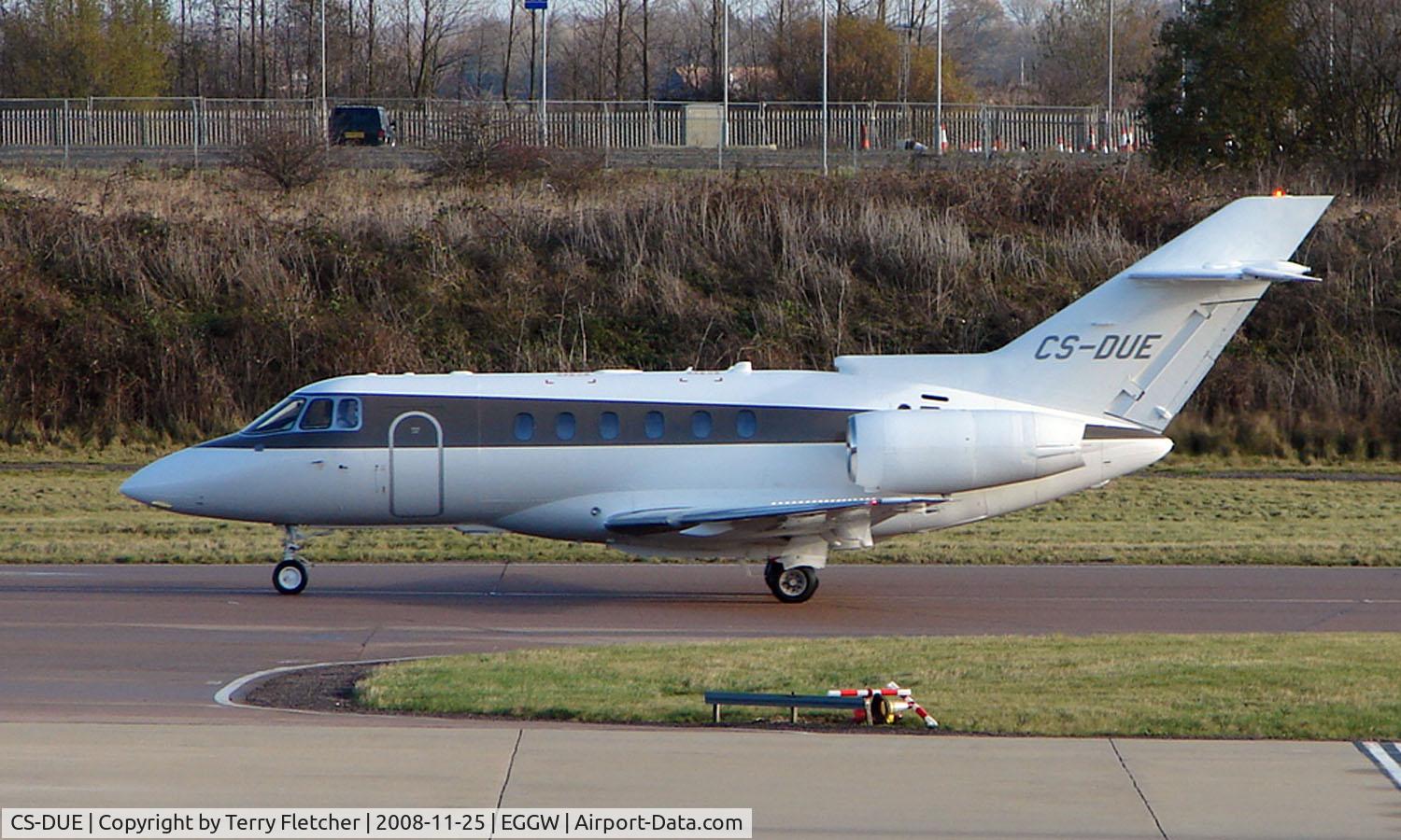 CS-DUE, 2008 Hawker Beechcraft 750 C/N HB-11, Netjets Hawker 750 at Luton