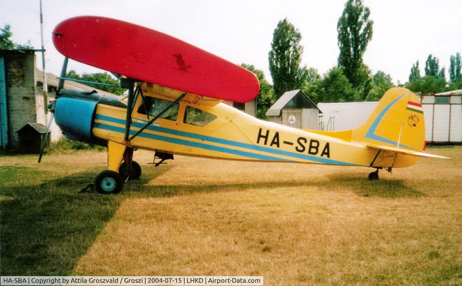 HA-SBA, 1967 PZL-Okecie PZL 101A-Gawron C/N 107199, Kecskéd Airport / LHKD
