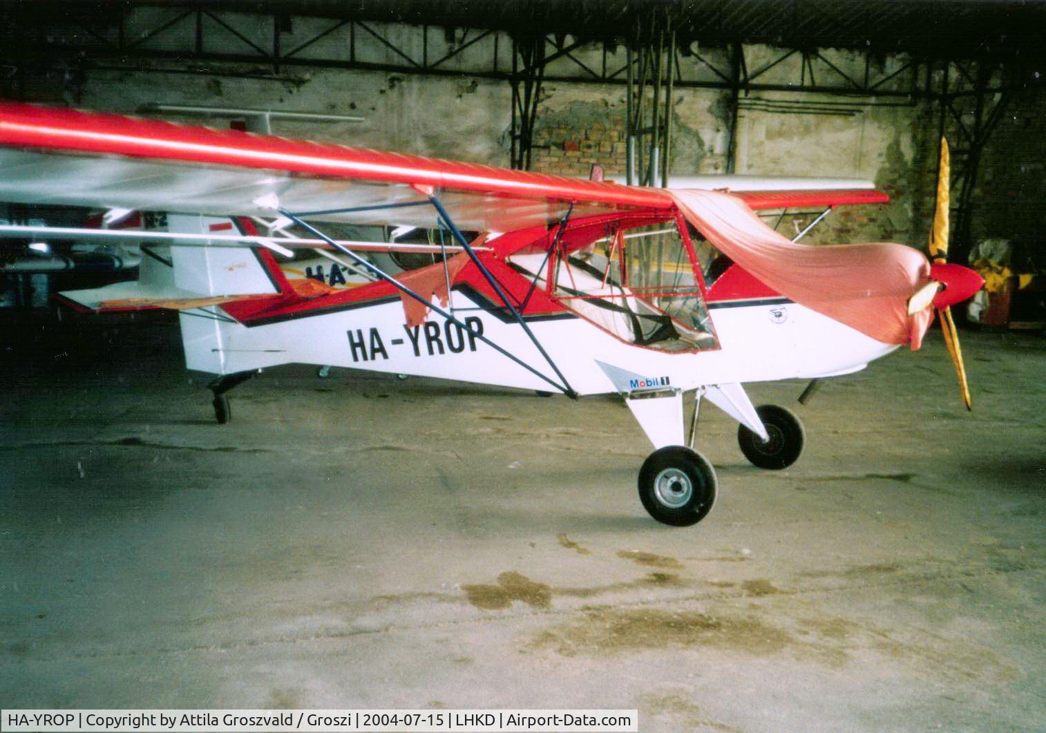 HA-YROP, 1994 Nitra Aero Pro Kitfox C/N 003/1994, Kecskéd Airport / LHKD