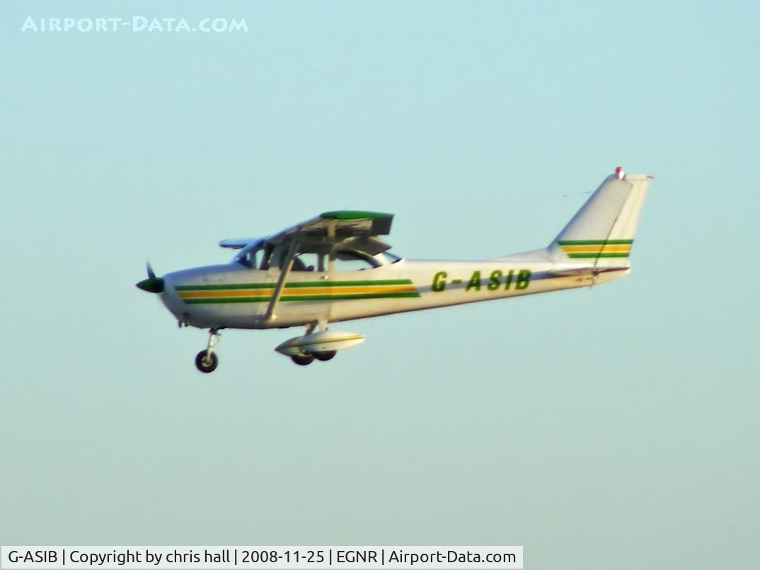 G-ASIB, 1963 Reims Cessna F172D C/N 0006, on short finals to Hawarden