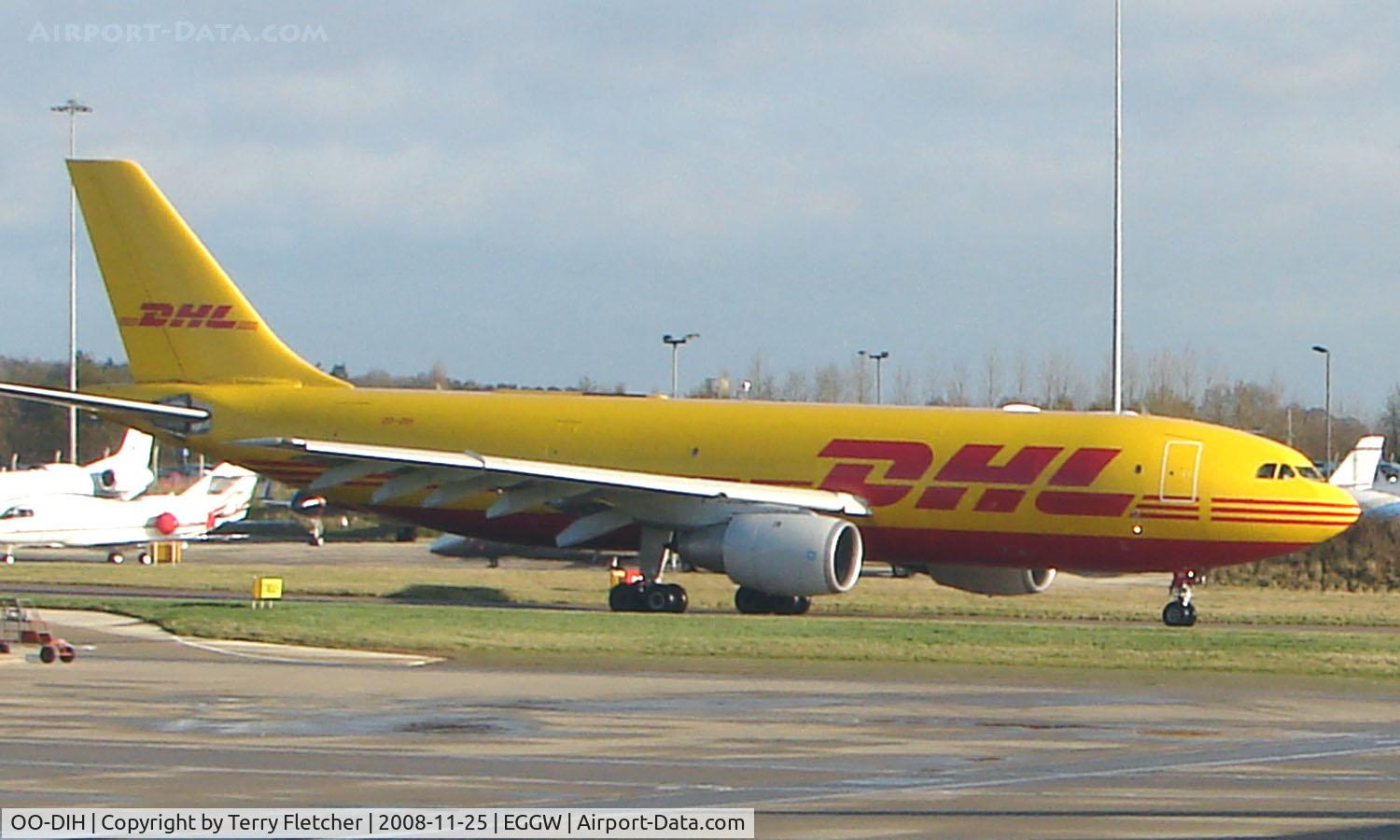 OO-DIH, 1982 Airbus A300B4-103(F) C/N 184, DHL Airbus A300 at Luton