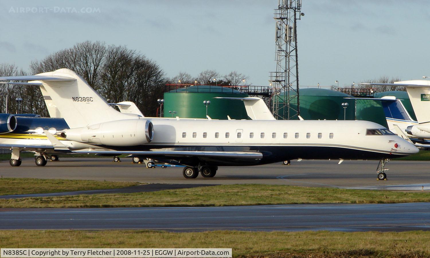 N838SC, 1999 Bombardier BD-700 1A10 Global Express C/N 9035, Global Express at Luton