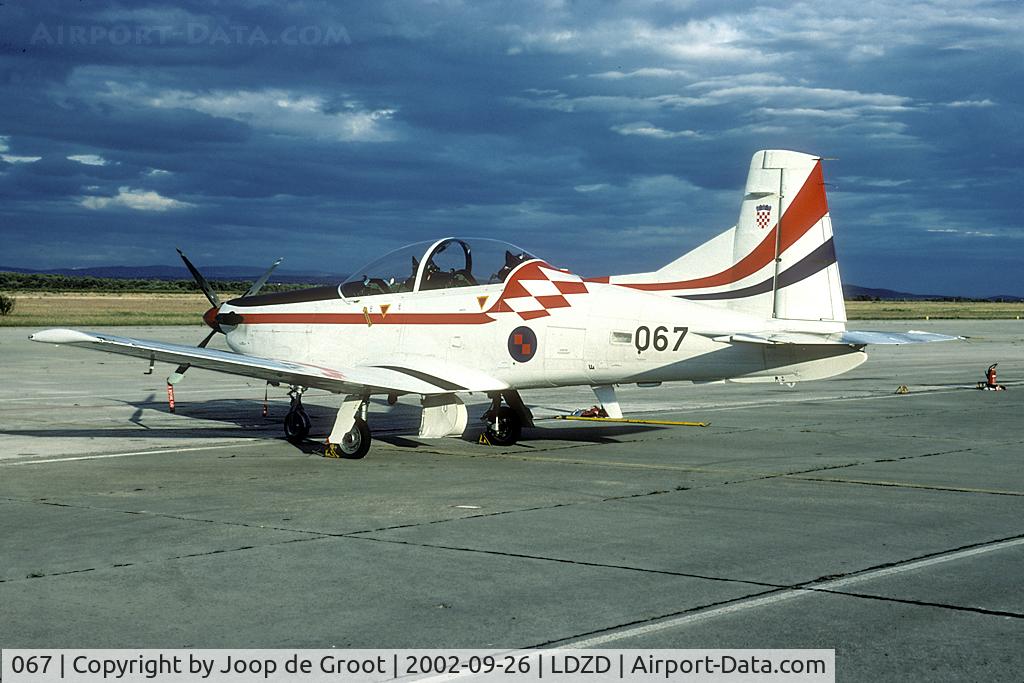 067, Pilatus PC-9M C/N 630, This pictures was made during the evening hours. The sun hardly made it over the horizon.