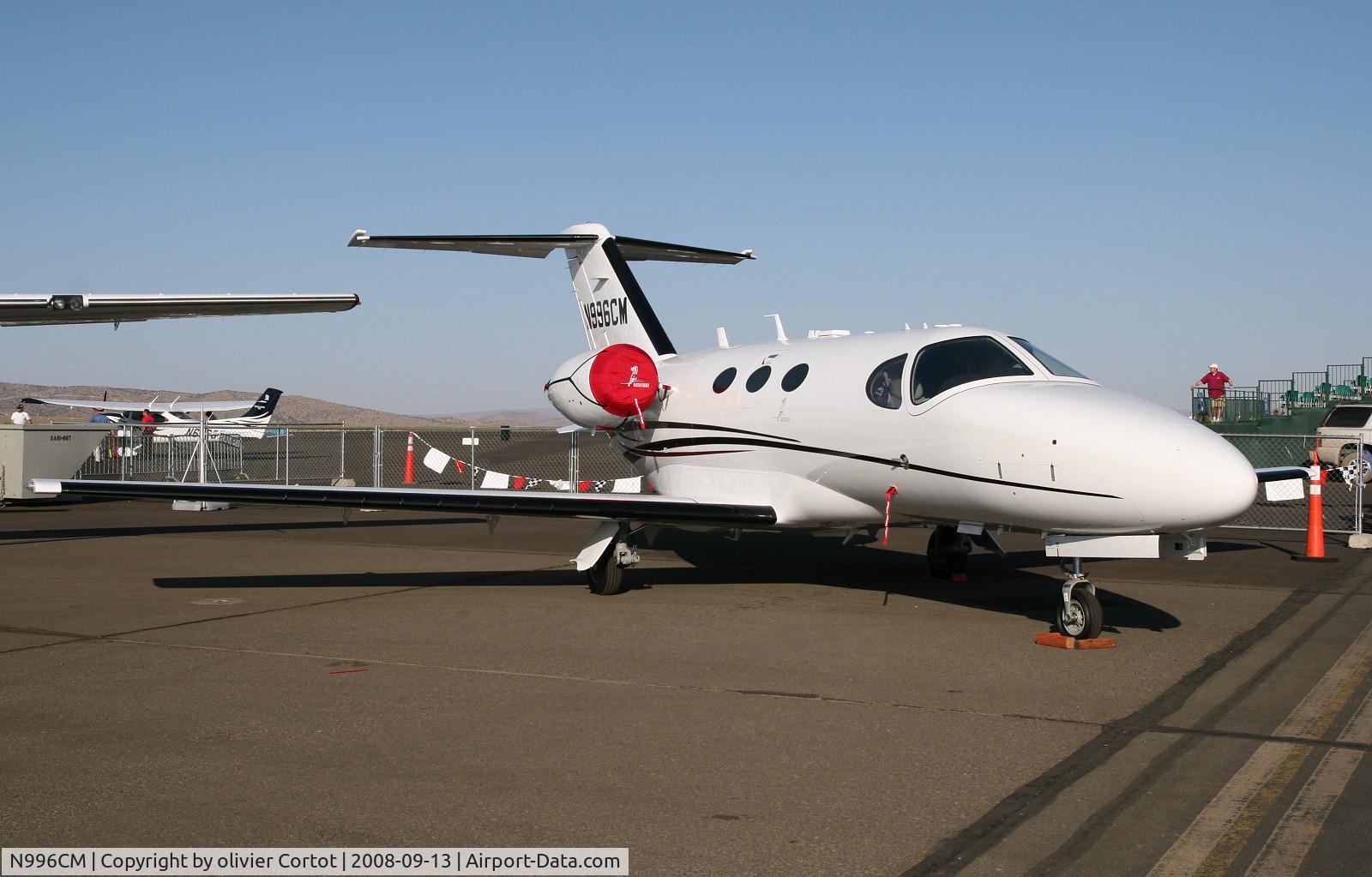 N996CM, 2008 Cessna 510 Citation Mustang Citation Mustang C/N 510-0096, seen at the Reno air races 2008