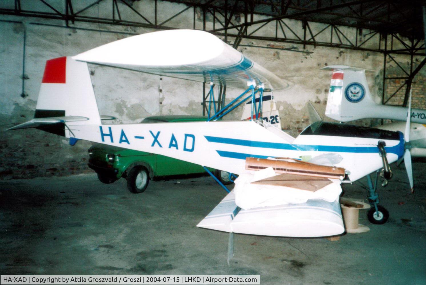 HA-XAD, 1986 Ganzavia KPS-03 A-01 C/N 01/1986, Kecskéd Airport / LHKD. A-01 Famadár, 