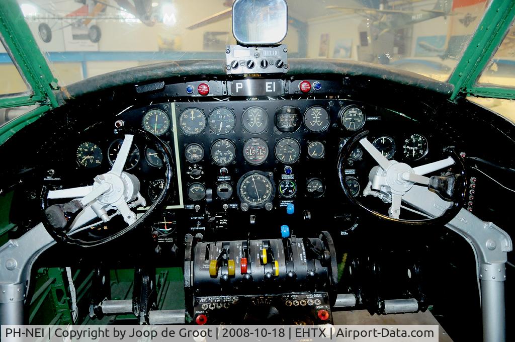 PH-NEI, 1947 Fokker S-13 Universal Trainer C/N Not found PH-NEI, The S-13 was meant to be a two engine trainer. With the MDAP Beech model 18 the European armed forces received a same trainer for free. Therefore the S-13 never reached production. The cockpit section is now preserved at the isle of Texel.