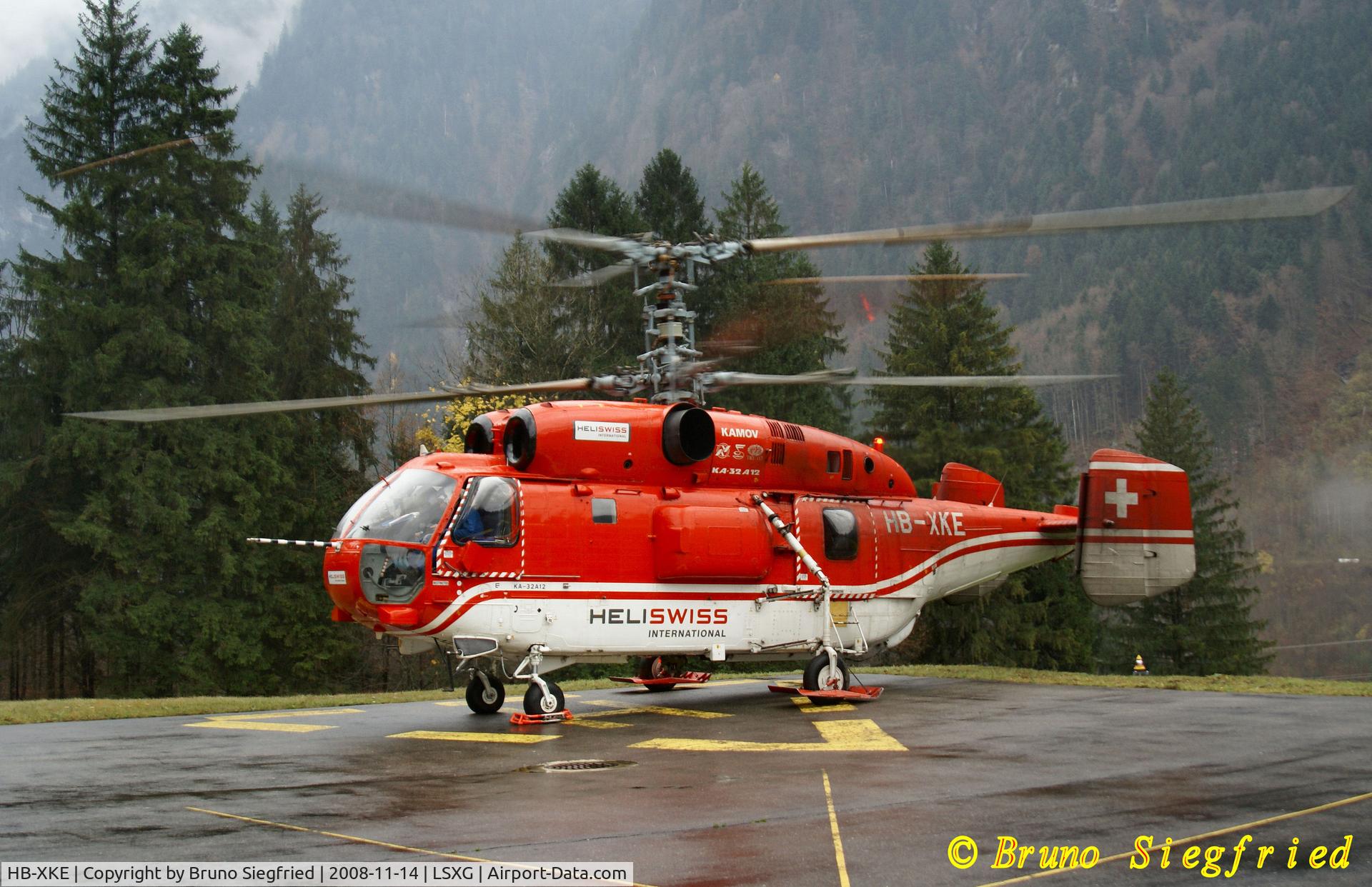 HB-XKE, 1992 Kamov Ka-32A12 C/N 8709/02, Gsteigwiler Heliport