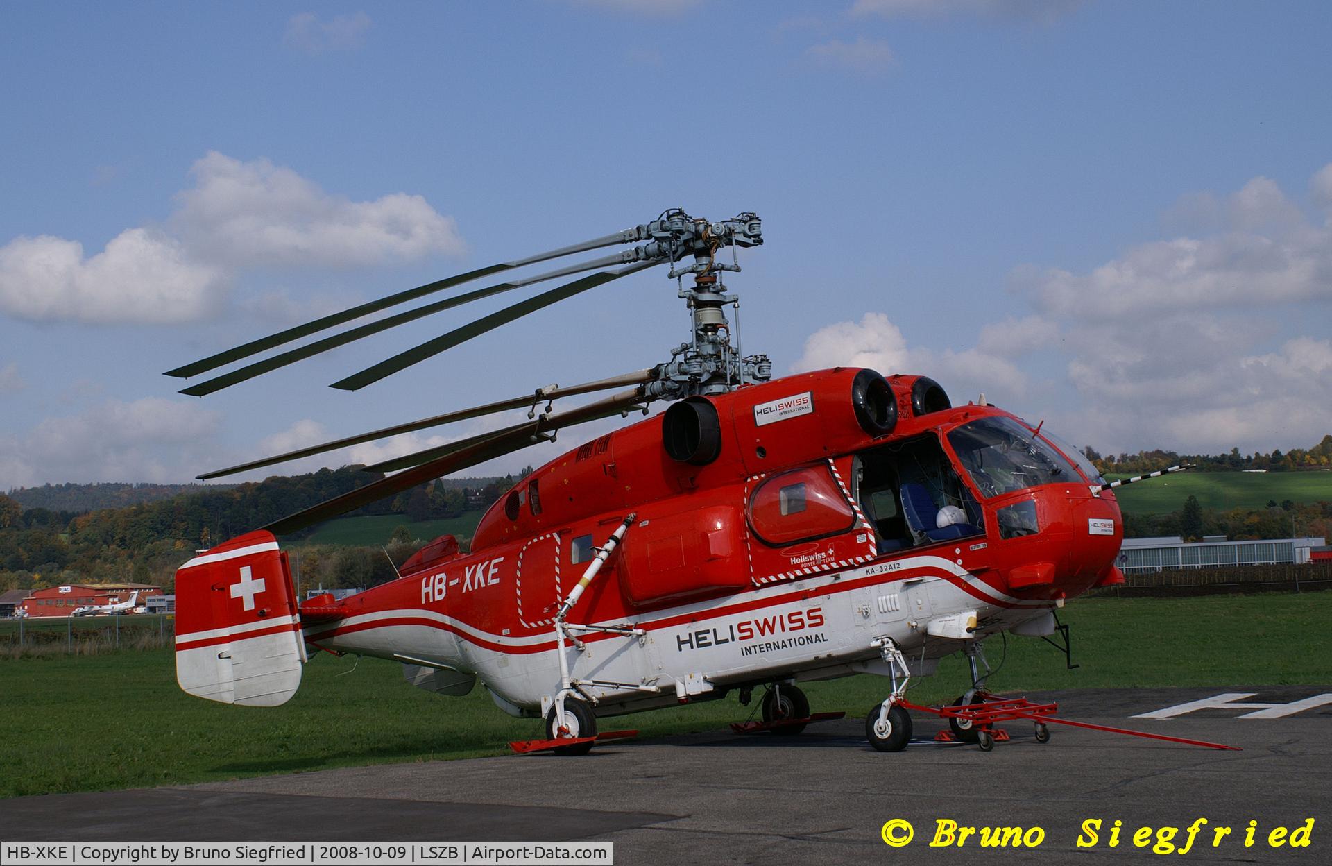 HB-XKE, 1992 Kamov Ka-32A12 C/N 8709/02, Gsteigwiler Heliport