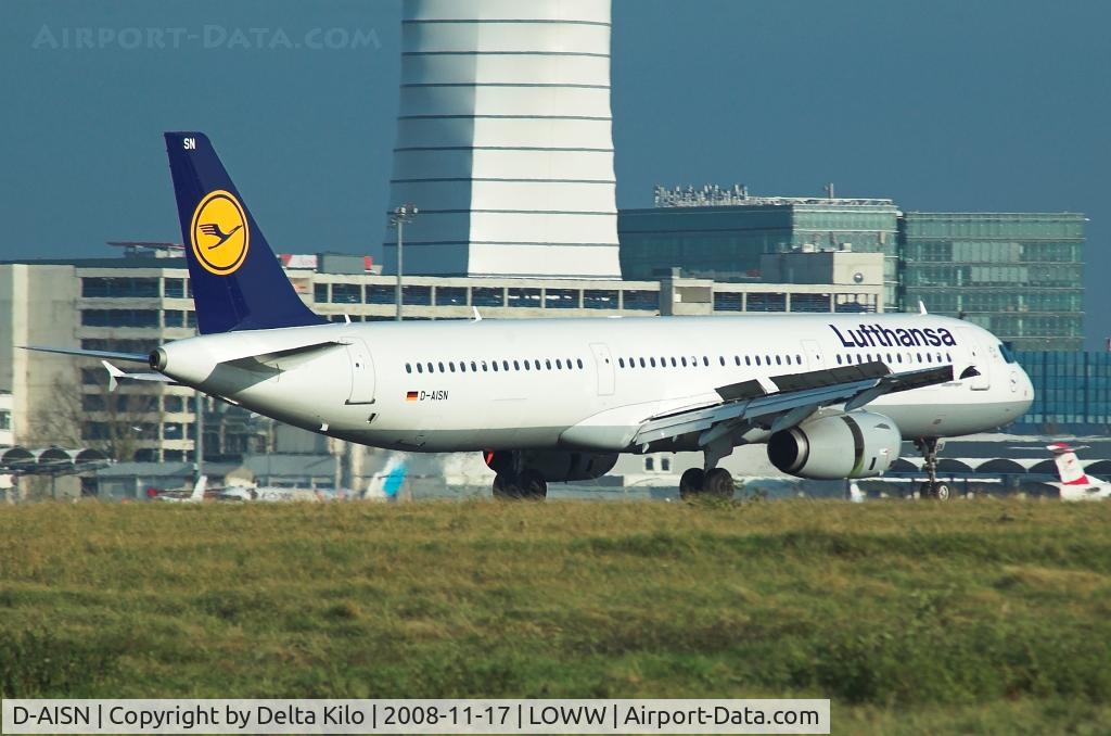 D-AISN, 2008 Airbus A321-231 C/N 3592, Lufthansa