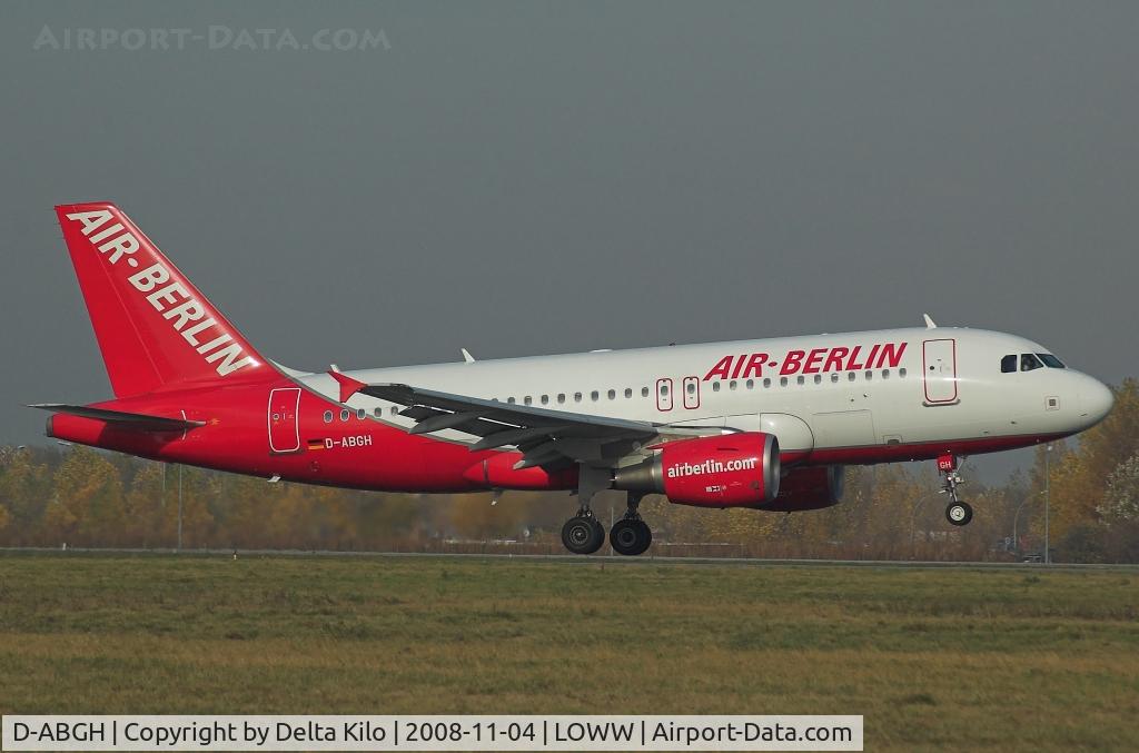 D-ABGH, 2007 Airbus A319-111 C/N 3245, AIR BERLIN