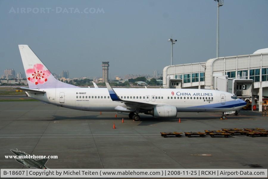 B-18607, Boeing 737-809 C/N 29104, China Airlines