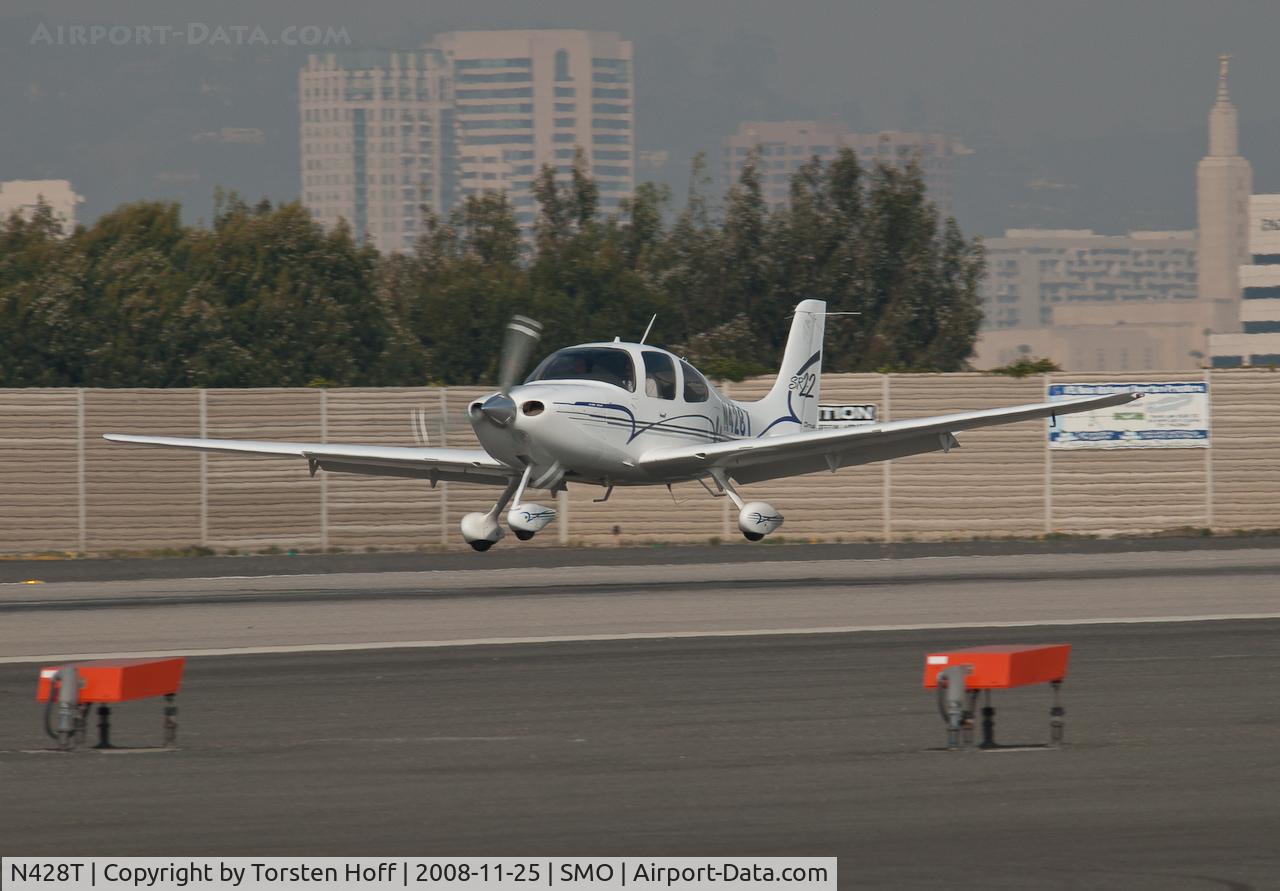 N428T, 2001 Cirrus SR22 C/N 0049, N428T arriving on RWY 21