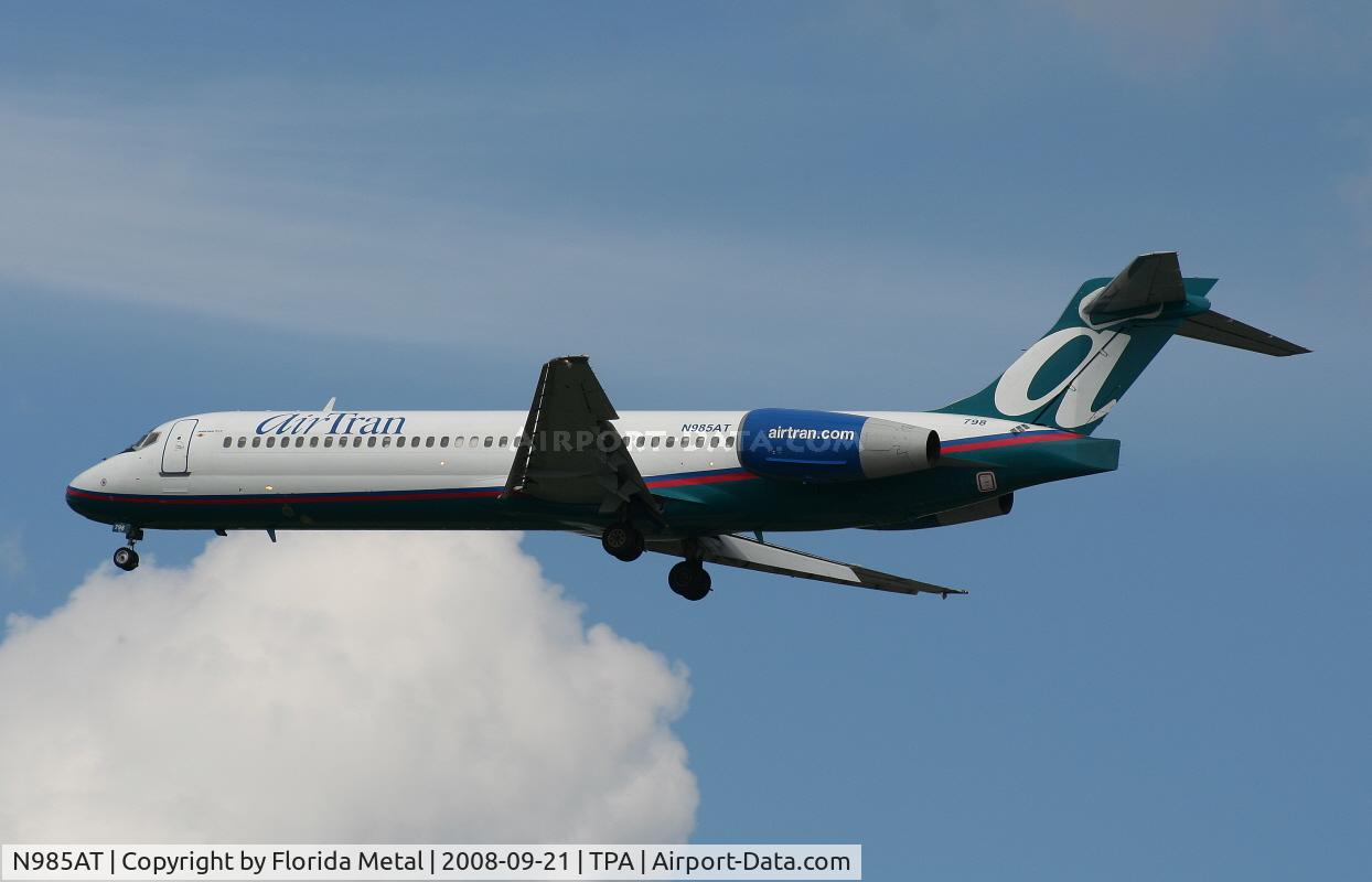 N985AT, 2001 Boeing 717-200 C/N 55090, Air Tran 717