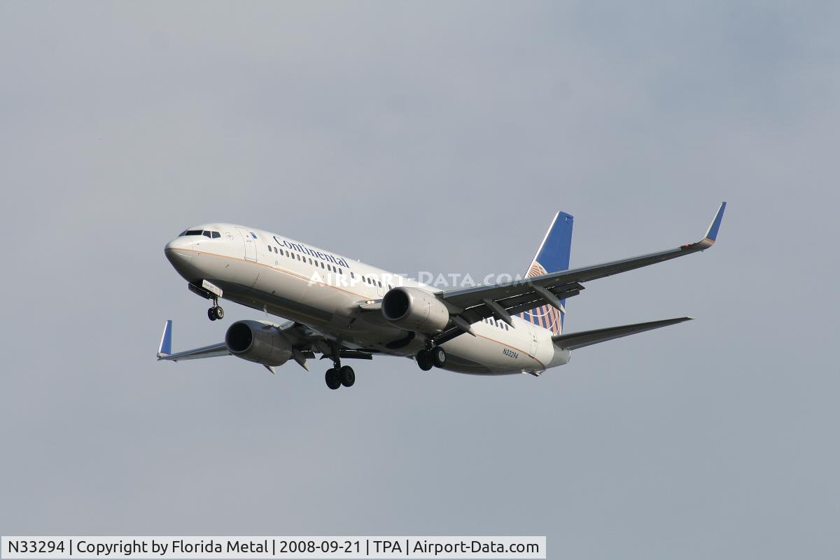 N33294, 2005 Boeing 737-824 C/N 34000, Continental 737-800