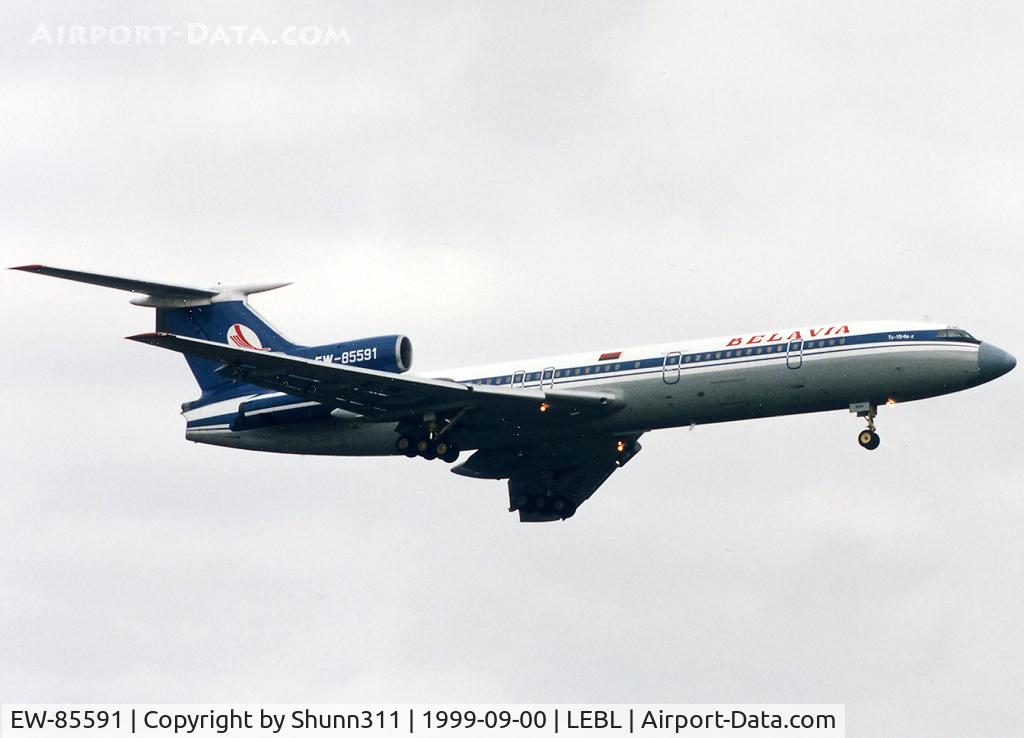 EW-85591, 1983 Tupolev Tu-154B-2 C/N 83A591, Landing rwy 25