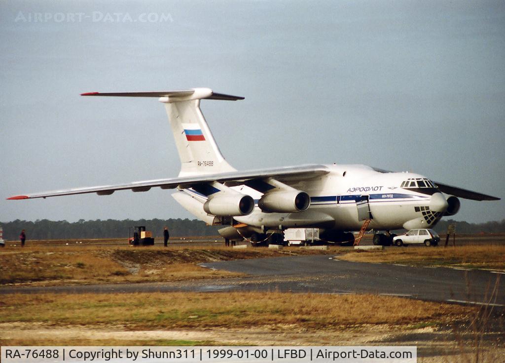 RA-76488, 1987 Ilyushin IL-76T C/N 734793, Parked at the Cargo area...