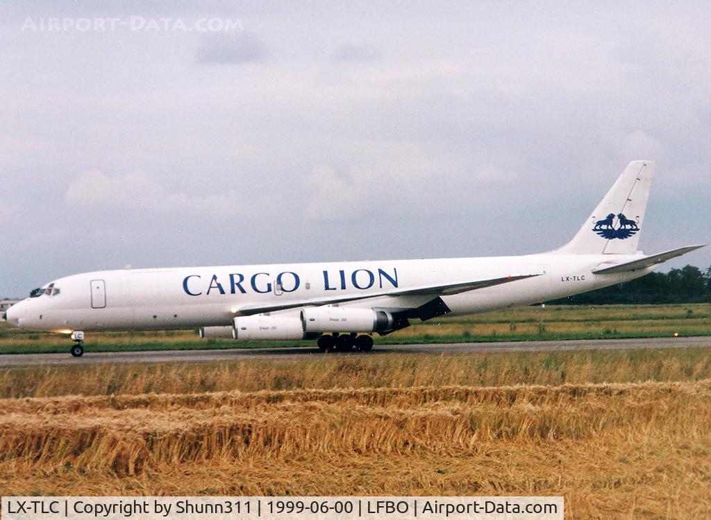 LX-TLC, 1967 Douglas DC-8-62 C/N 45920, Arriving from flight... On history now :-|
