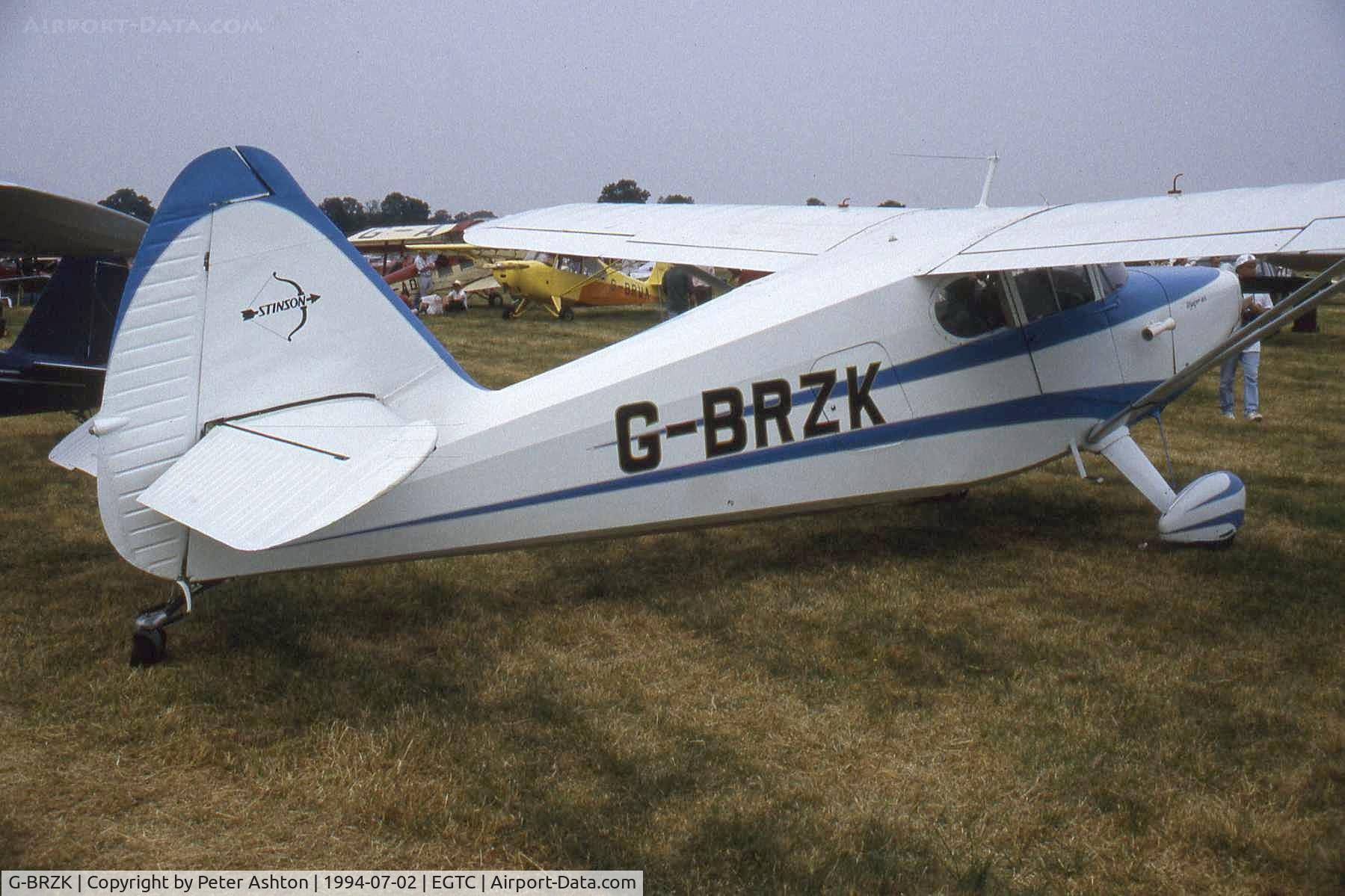 G-BRZK, 1947 Stinson 108-2 Voyager C/N 108-2846, PFA Rally 1994