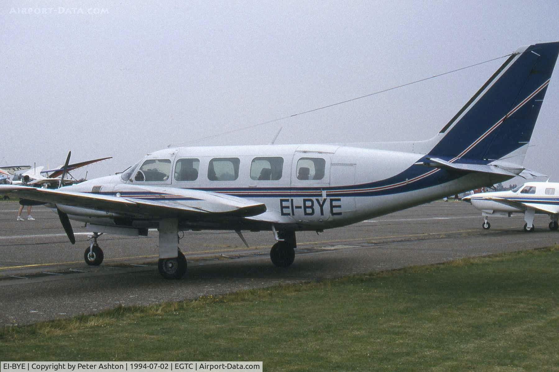 EI-BYE, 1973 Piper PA-31-350 Chieftain C/N 31-7305118, Piper PA-31-350 Chieftain. PFA Rally 1994