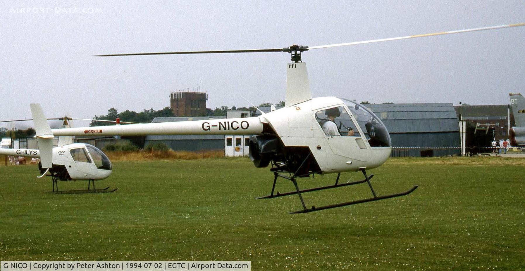 G-NICO, 1989 Robinson R22 Beta C/N 1224, PFA Rally 1994