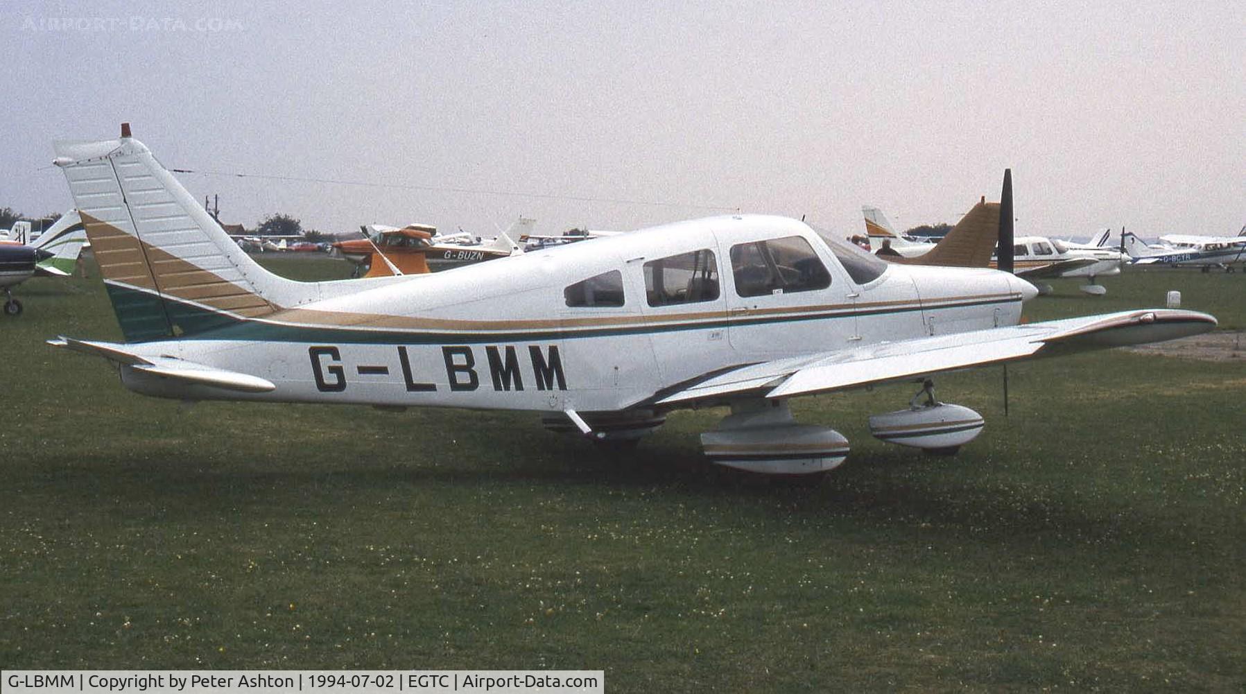 G-LBMM, 1978 Piper PA-28-161 Cherokee Warrior II C/N 28-7816440, PFA Rally 1994