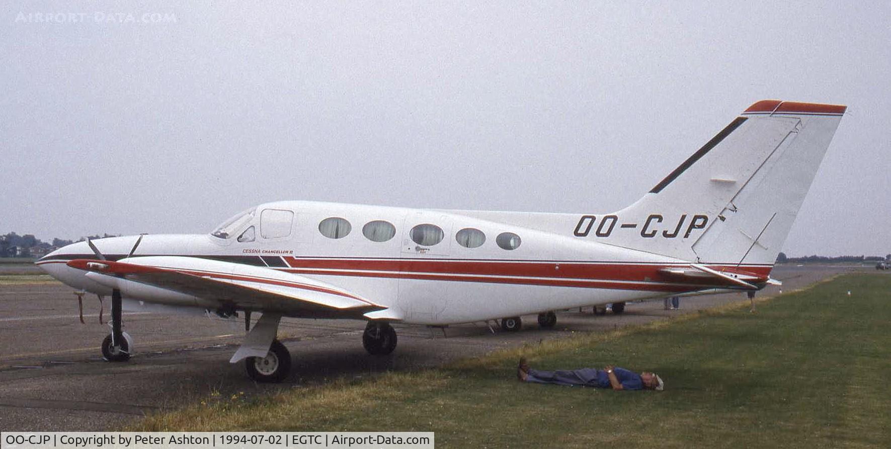 OO-CJP, 1979 Cessna 414A Chancellor C/N 414A-0229, Cessna Chancellor II. PFA Rally 1994