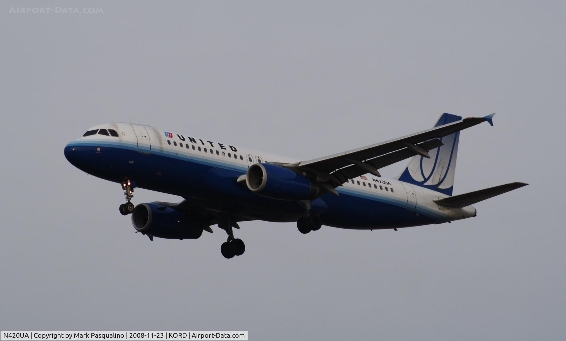 N420UA, 1994 Airbus A320-232 C/N 489, Airbus A320