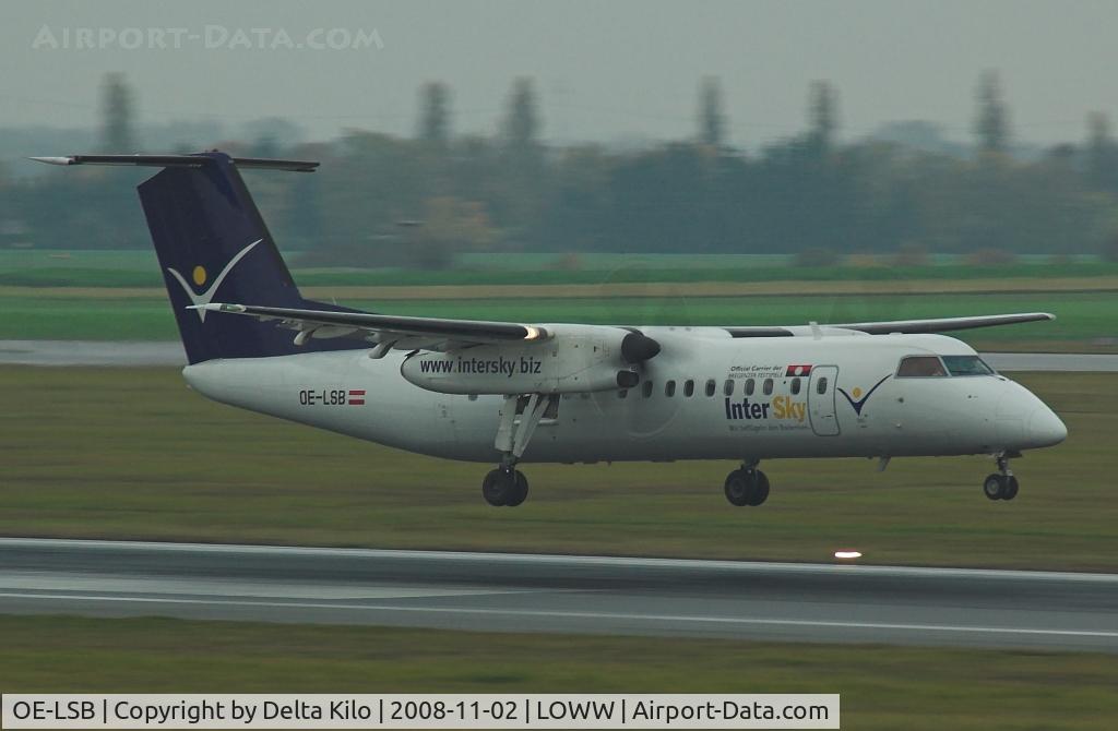 OE-LSB, 1998 De Havilland Canada DHC-8-314Q Dash 8 C/N 525, InterSky DHC-8-314