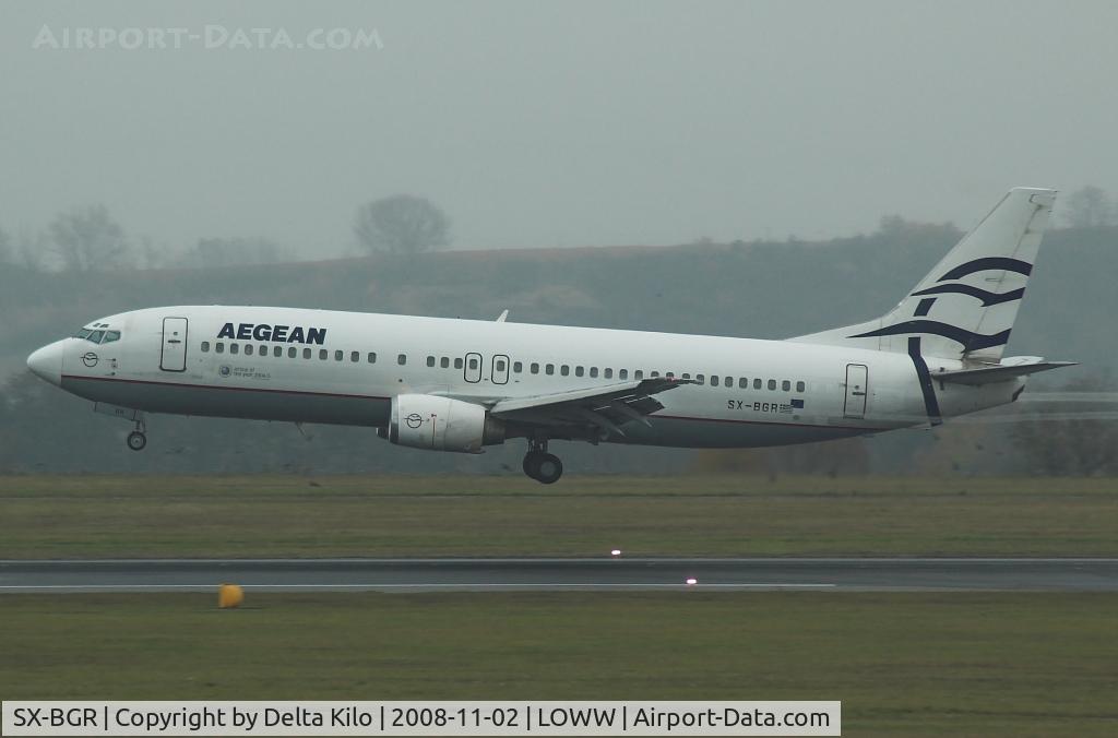 SX-BGR, 1991 Boeing 737-408 C/N 25063, AEGEAN