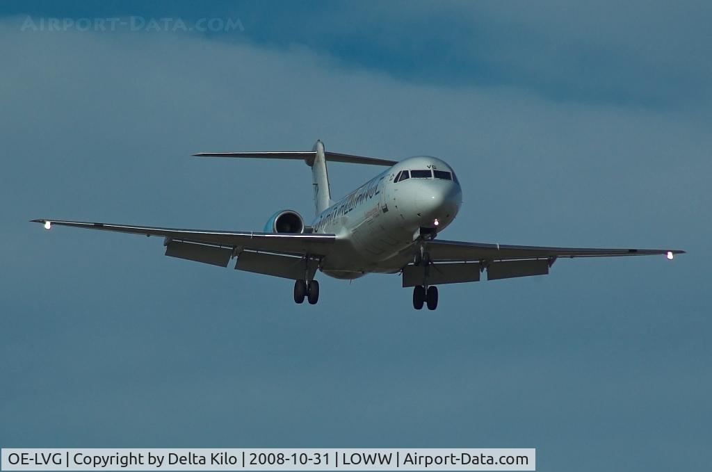 OE-LVG, 1994 Fokker 100 (F-28-0100) C/N 11520, AUSTRIAN ARROWS