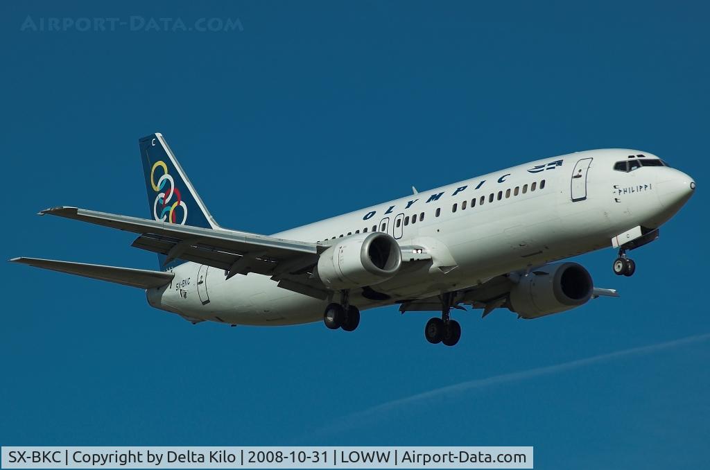 SX-BKC, 1991 Boeing 737-484 C/N 25361, OLYMPIC AIRWAYS B737