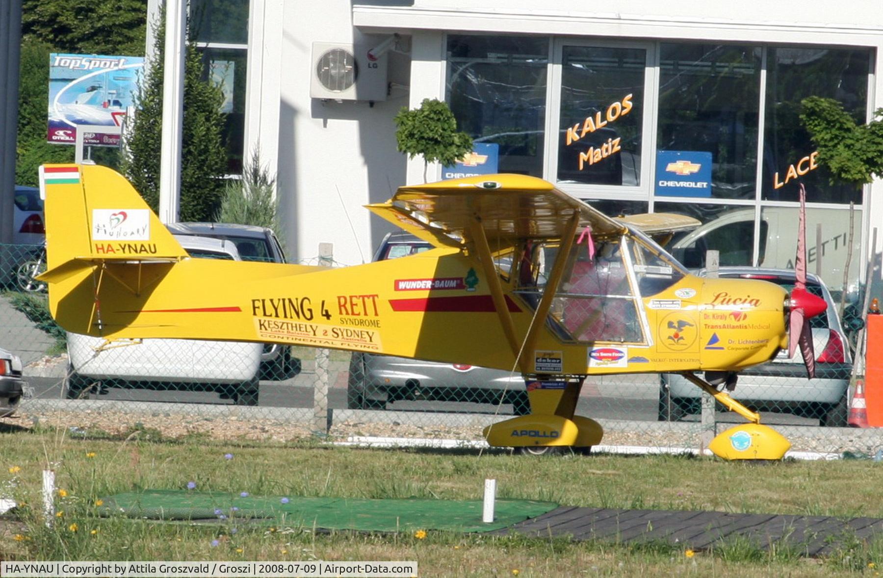 HA-YNAU, 2000 Apollo Fox C/N 040700, Keszthely-Hungary / Hungary-Sydney http://fly4rett.freeweb.hu