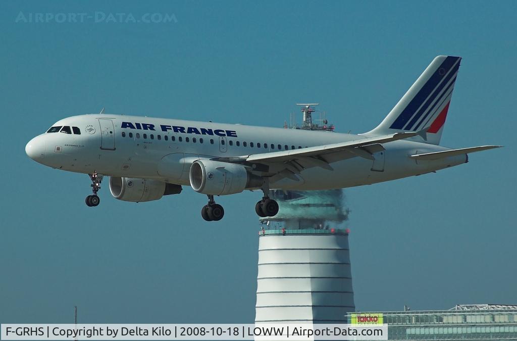 F-GRHS, 2001 Airbus A319-111 C/N 1444, AIR FRANCE  A319