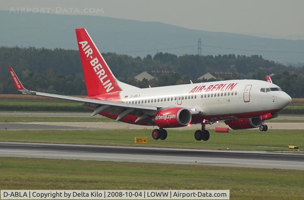 D-ABLA, 2007 Boeing 737-76J C/N 36114, AIR BERLIN