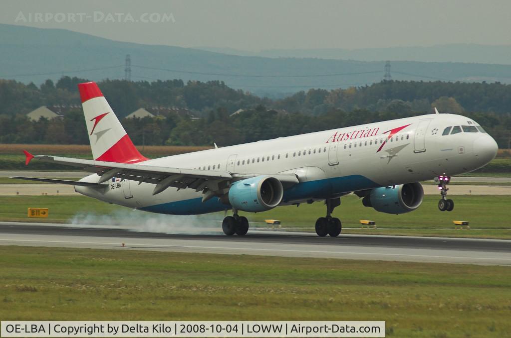 OE-LBA, 1995 Airbus A321-111 C/N 552, AUSTRIAN