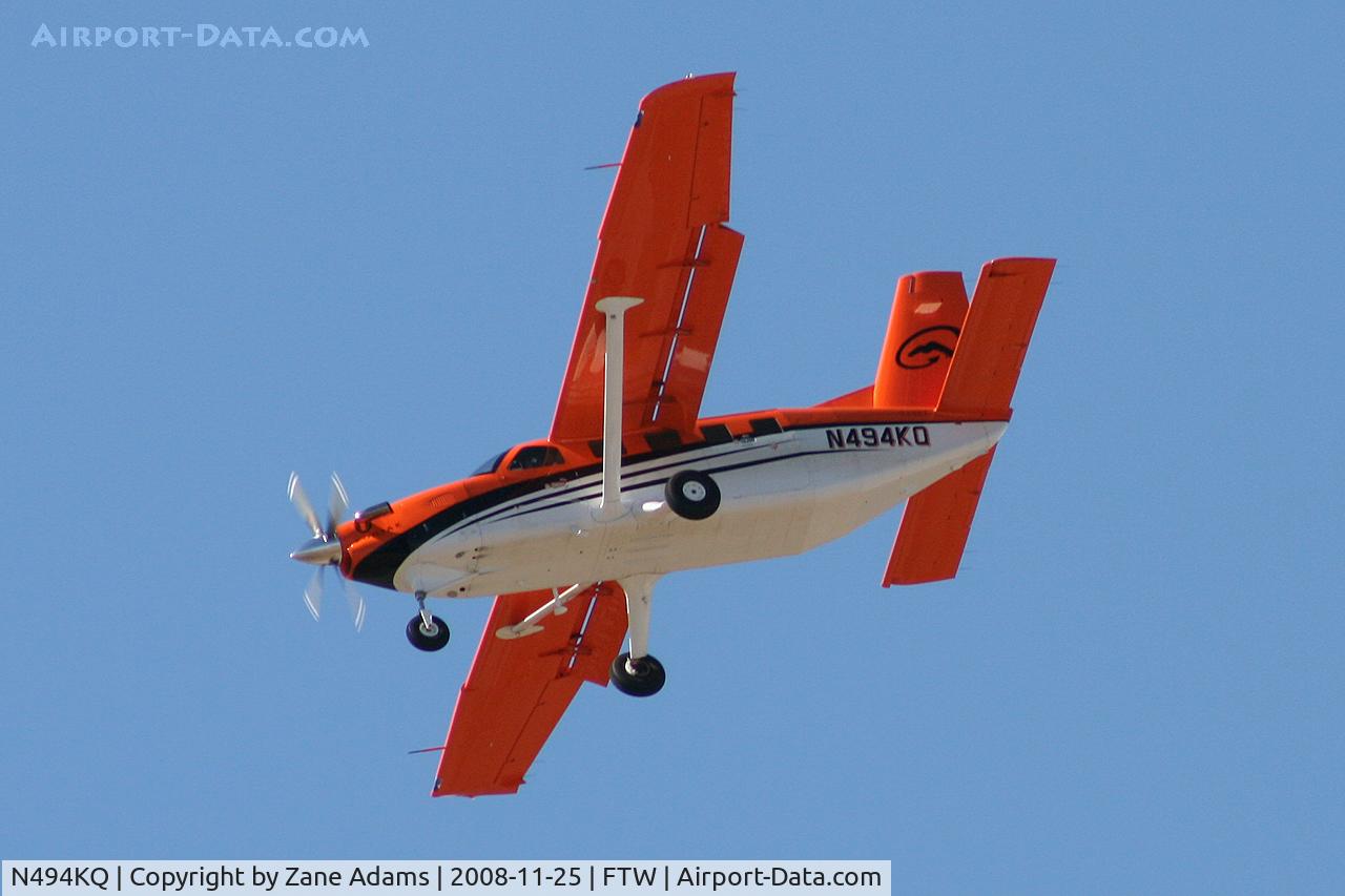 N494KQ, 2008 Quest Kodiak 100 C/N 100-0004, At Meacham Field - Quest Kodiak aircraft #4. Doing demo touch and goes.