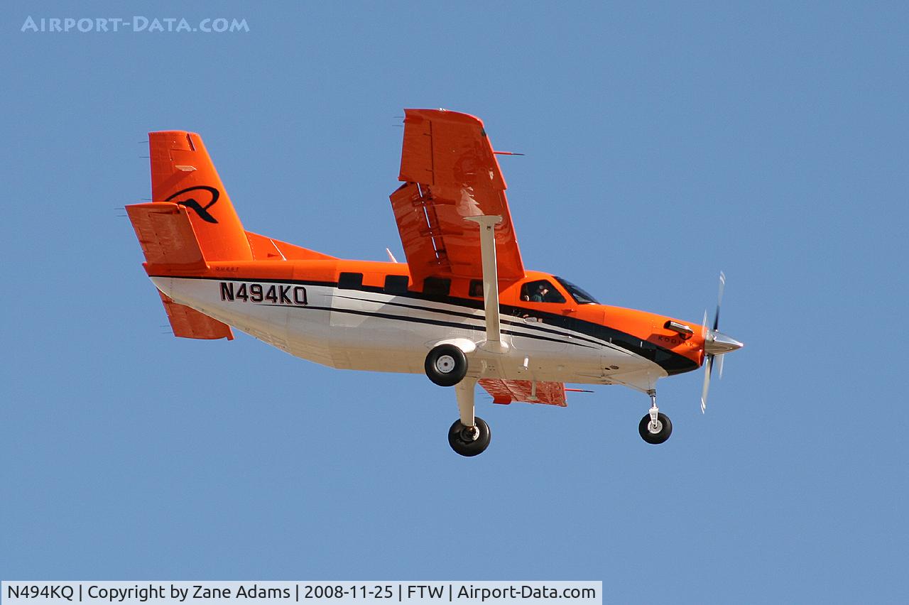 N494KQ, 2008 Quest Kodiak 100 C/N 100-0004, At Meacham Field - Quest Kodiak aircraft #4. Doing demo touch and goes.