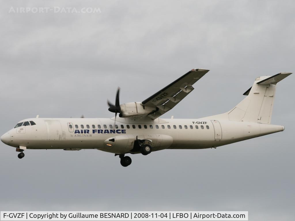 F-GVZF, 1995 ATR 72-212 C/N 461, LAnding 32L