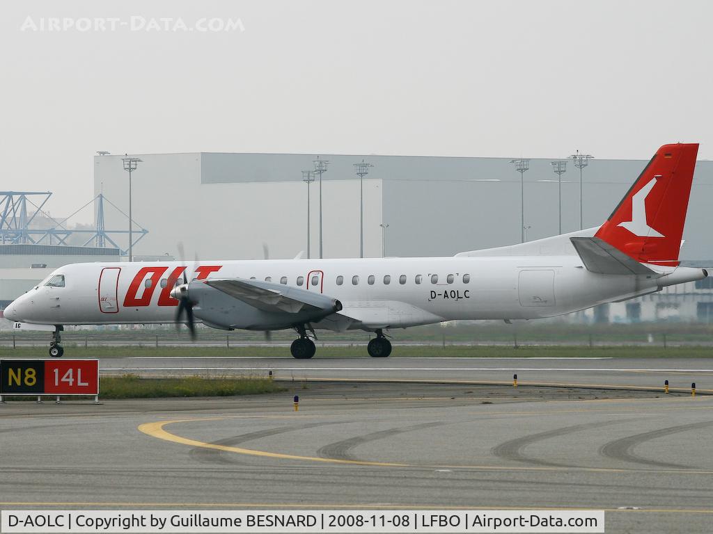 D-AOLC, 1995 Saab 2000 C/N 2000-016, Taking-off 14L