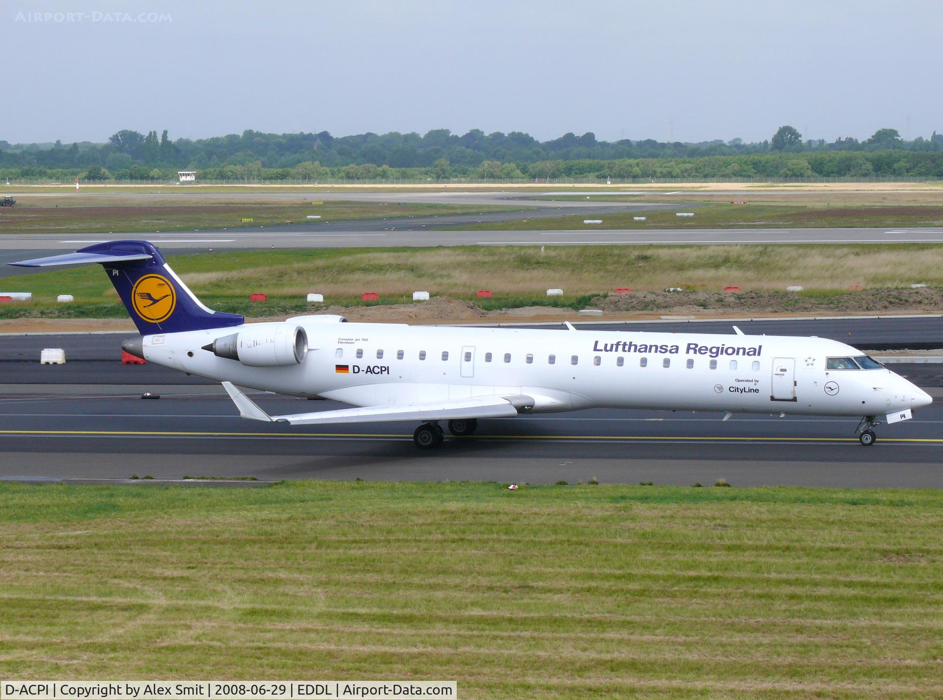 D-ACPI, 2002 Canadair CRJ-701ER (CL-600-2C10) Regional Jet C/N 10046, Canadair RJ700 D-ACPI Lufthansa