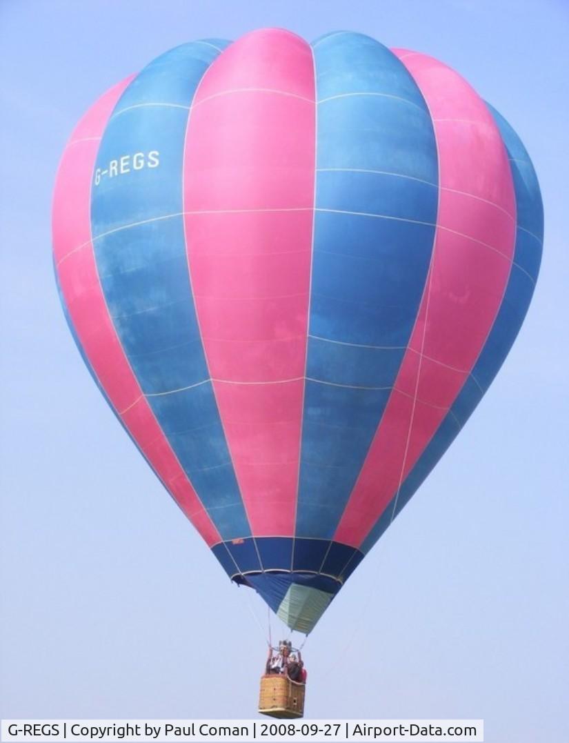 G-REGS, 1990 Thunder And Colt AX7-77 C/N 1812, Balloonatic in flight