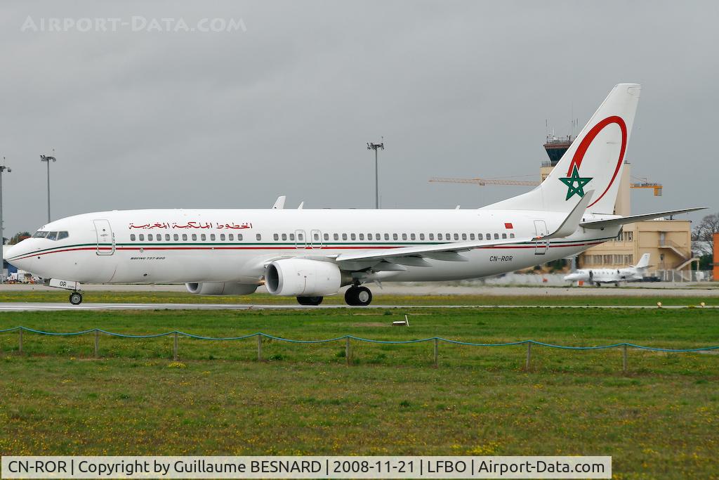 CN-ROR, 2008 Boeing 737-8B6 C/N 33067, Nice BBJ like levery!